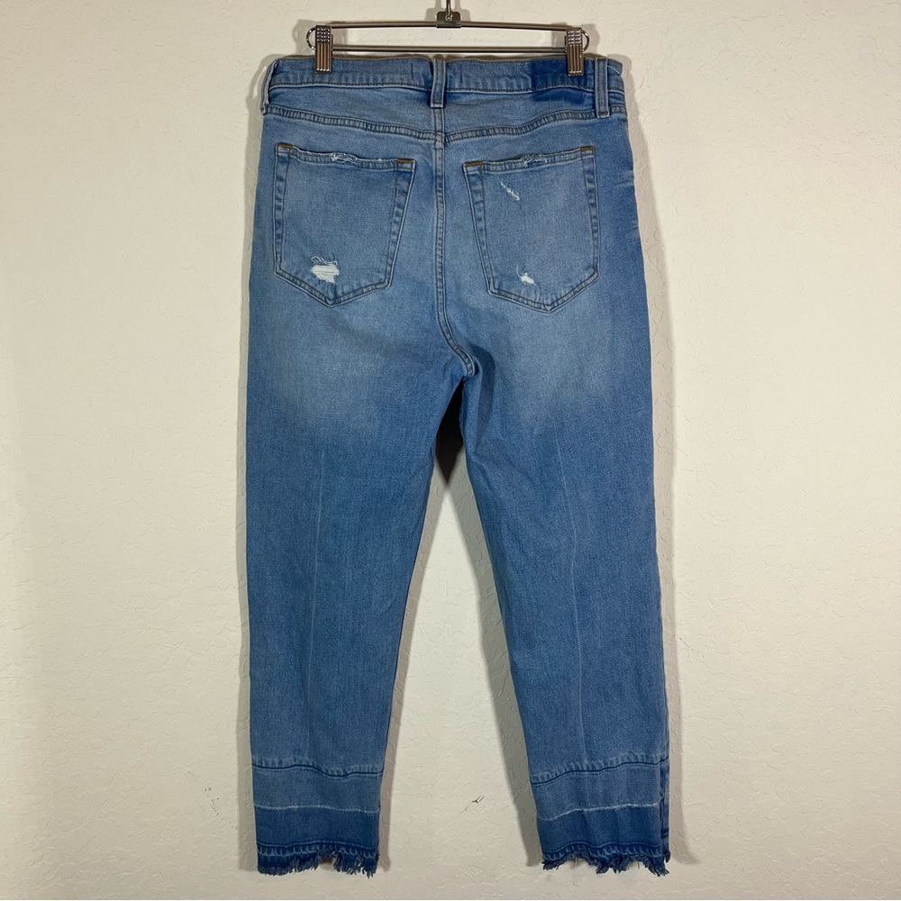 Abercrombie & Fitch Ultra High Rise Ankle Straight Curve Love Jeans Size 12 / 31 - Picture 3 of 11